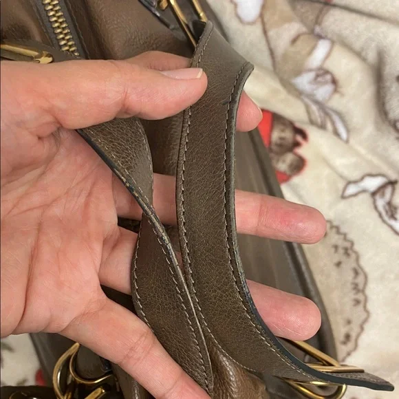 Chloe Brown Leather Shoulder Bag - Picture 6 of 17